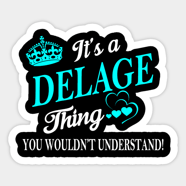 DELAGE Sticker by Esssy